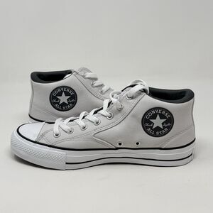 Converse Chuck Taylor All Star Malden Street Mid Mens 9 Gray Black Canvas Shoes